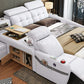 Hunky King Size Multifunctional Smart Bed with Massage Chair and Air Purifiers