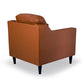 Hunky Premium Leatherette 3 Seater Sofa with Wooden Frame and legs