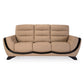 Hunky Leatherette Stylish 3 Seater Sofa Set With Wooden Frame and Wooden Legs